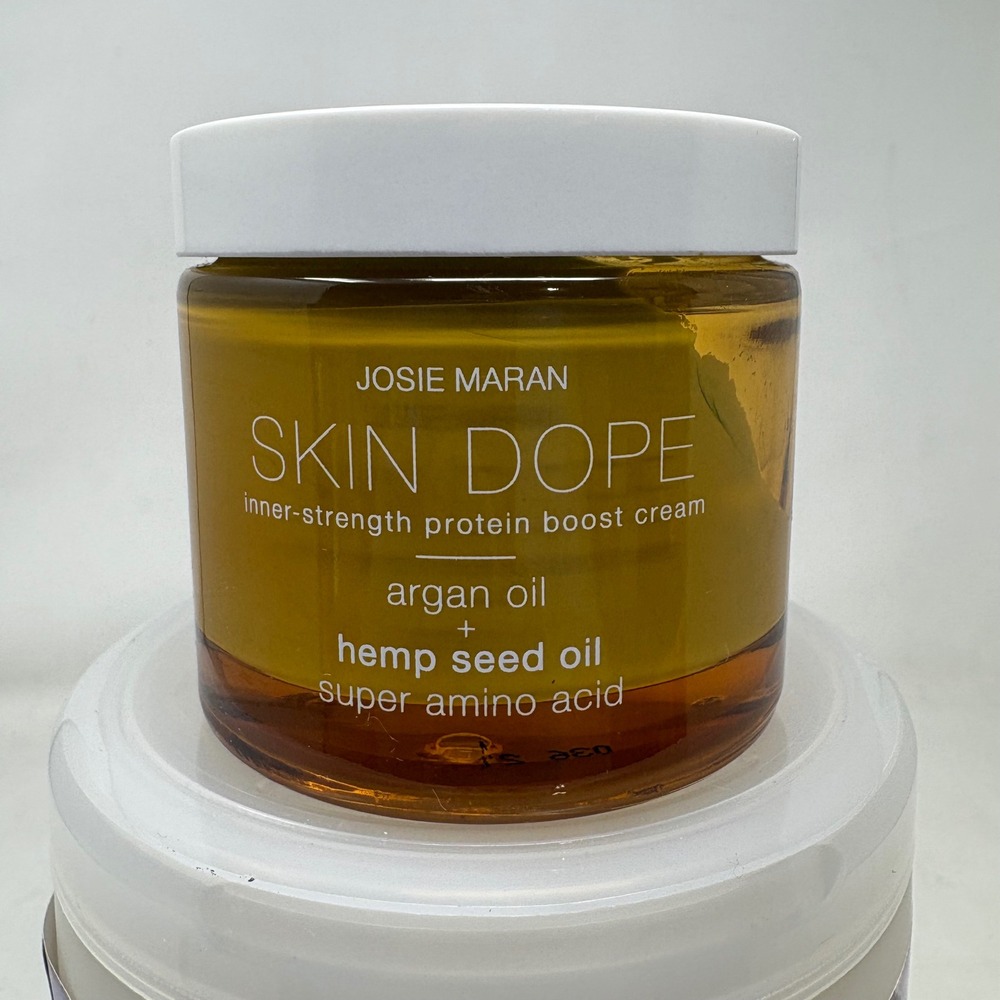 Josie Maran Skin Dope Protein Boost Cream Blooming Lotus 3.4oz Argan Hemp Oil